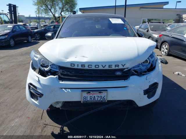 SALCT2FX7KH812347 Land Rover Discovery Sport Hse Lux