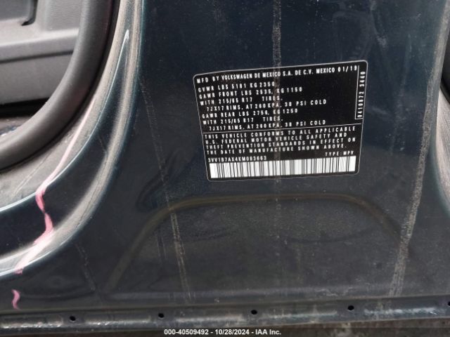 3VV1B7AX4KM083663 Volkswagen Tiguan 2.0t S