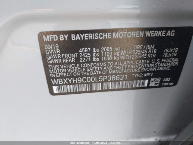 WBXYH9C00L5P38631 BMW X2 Sdrive28i