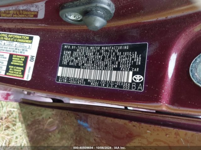 5YFBURHE6HP613095 Toyota Corolla Se Special Edition