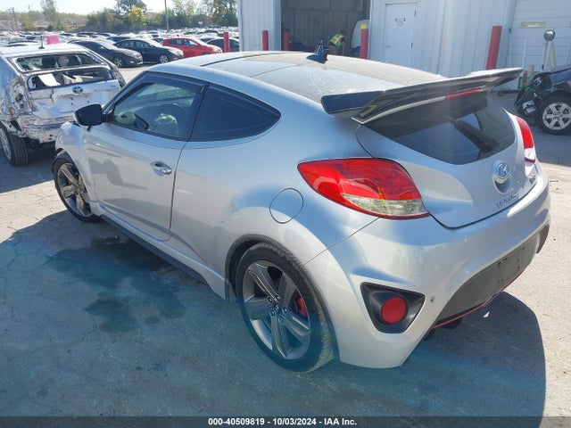 Hyundai Veloster Turbo W/black 2014 KMHTC6AE4EU185487 Image 3