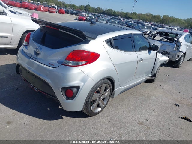 Hyundai Veloster Turbo W/black 2014 KMHTC6AE4EU185487 Image 4