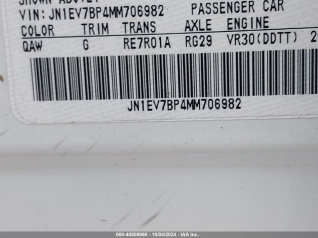 JN1EV7BP4MM706982 Infiniti Q50