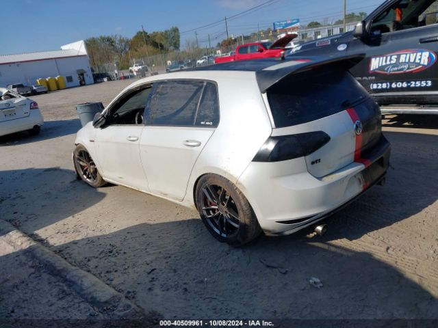 3VW547AU6GM069476 Volkswagen Golf Gti Se W/performance Package 4-door