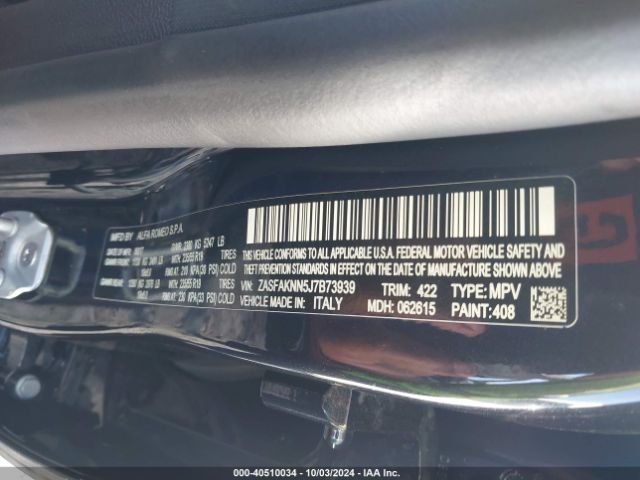 ZASFAKNN5J7B73939 Alfa Romeo Stelvio Ti Sport Awd