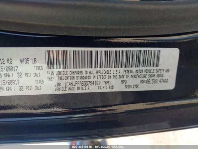 1C4NJPFA6GD794162 Jeep Patriot Latitude