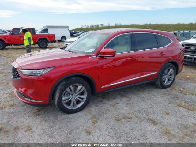 5J8YD9H39NL007899 Acura Mdx Standard