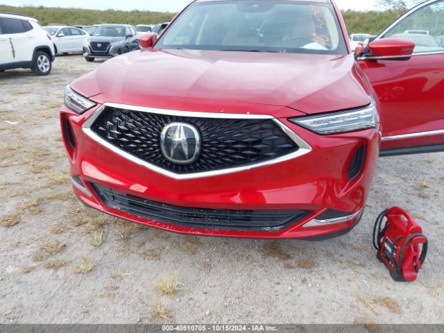 5J8YD9H39NL007899 Acura Mdx Standard