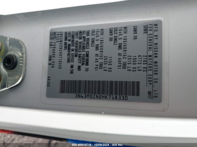 Chevrolet City Express 1lt 2017 3N63M0ZN2HK718330 Image 9