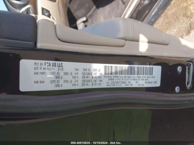 1C4RJFBG4FC762854 Jeep Grand Cherokee Limited