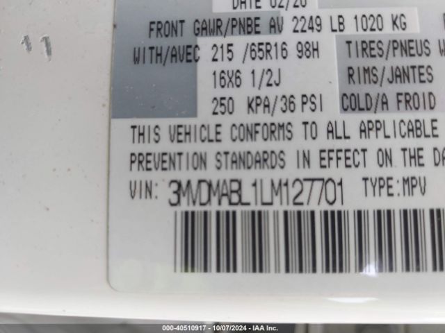 3MVDMABL1LM127701 Mazda CX-30