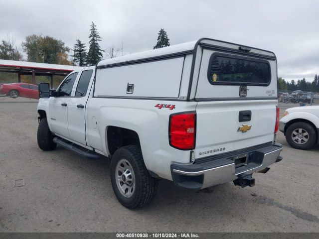 1GC2KUEG4JZ308303 Chevrolet Silverado 2500hd Wt