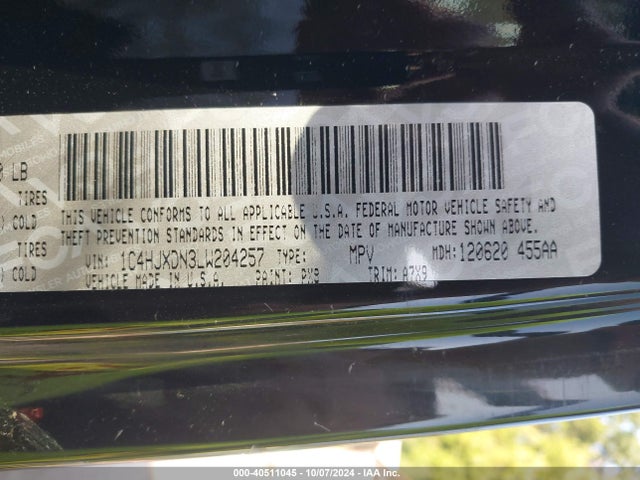 1C4HJXDN3LW204257 Jeep Wrangler Unlimited Sport S 4x4