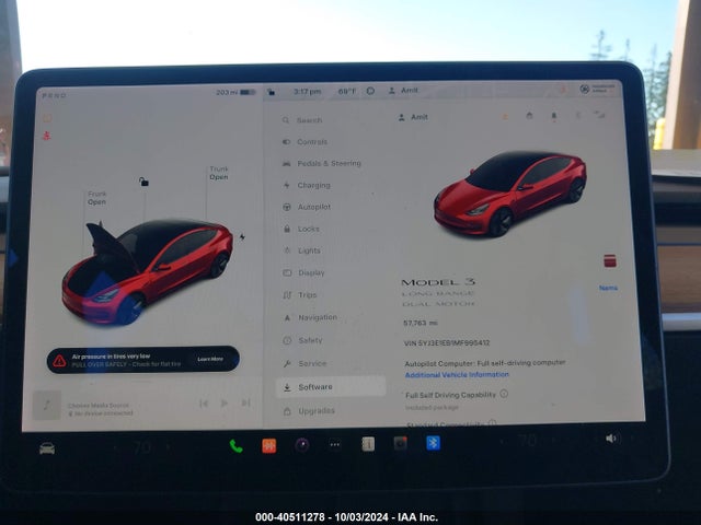 2021 TESLA MODEL 3 5YJ3E1EB1MF995412 Photo 6