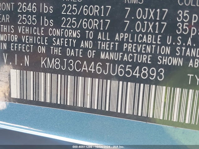 Hyundai TUCSON SEL 2018 KM8J3CA46JU654893 Image 9