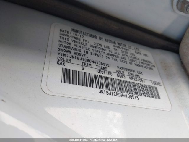 JN1BJ1CR0HW139515 Nissan Rogue Sport S