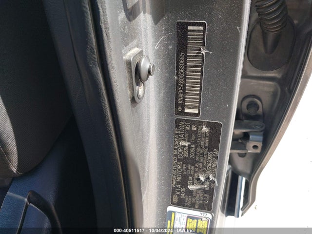 KNAFK5A80G5630665 KIA FORTE LX