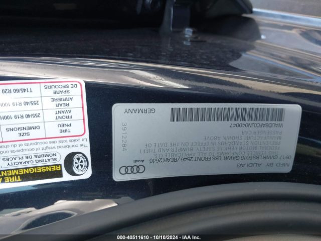 WAUD8AFC0JN040047 Audi A6 2.0t Premium