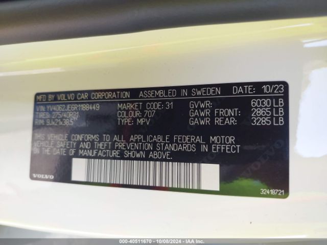 2024 VOLVO XC90 YV4062JE6R1188449 Photo 8
