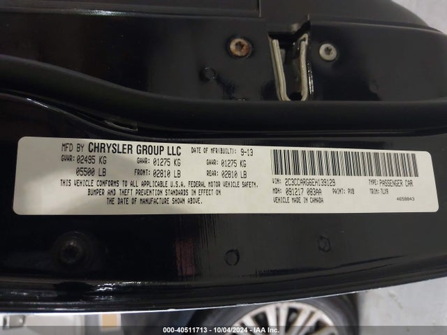 2C3CCARG6EH139129 Chrysler 300