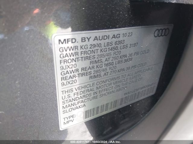 WA1LCBF78RD004074 Audi Q7 Premium Plus 45 Tfsi Quattro Tiptronic