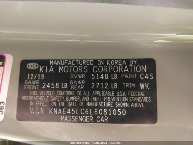 KNAE45LC6L6081050 KIA Stinger Gt1