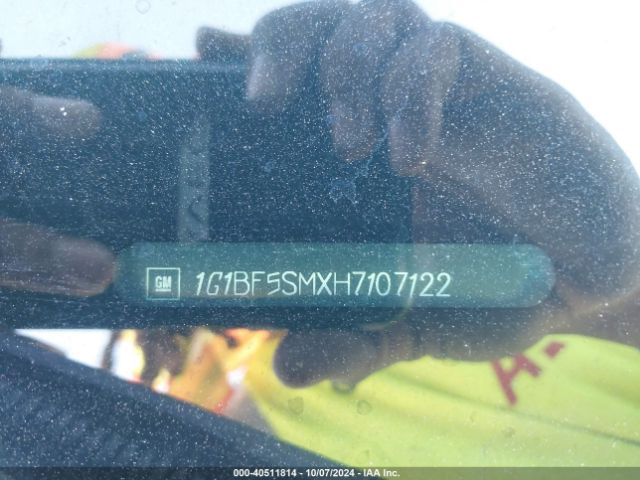 1G1BF5SMXH7107122 Chevrolet Cruze Premier Auto