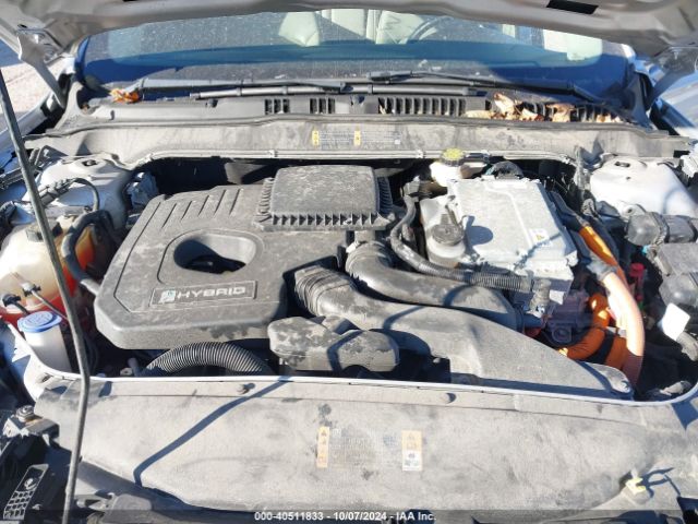 3FA6P0MU3KR262381 Ford Fusion Hybrid Sel