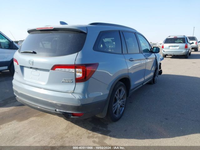 5FNYF6H34NB041338 Honda Pilot Awd Sport