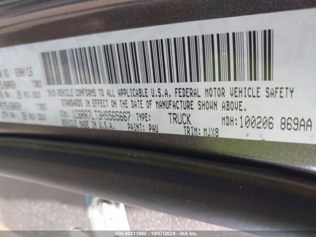 1C6RR7LT3HS565667 RAM 1500 Lone Star  4x4 5'7 Box