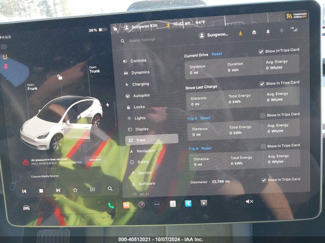 2023 TESLA MODEL Y 7SAYGDEE6PF807244 Photo 6
