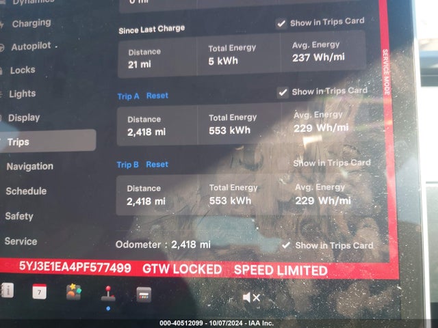 2023 TESLA MODEL 3 5YJ3E1EA4PF577499 Photo 6