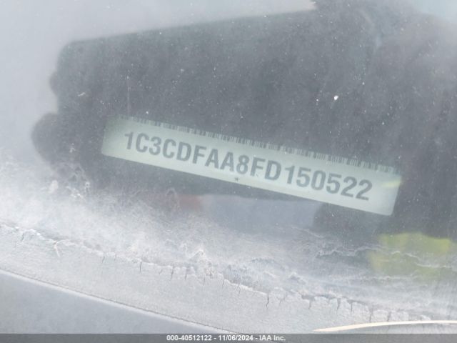 1C3CDFAA8FD150522 Dodge DART SE