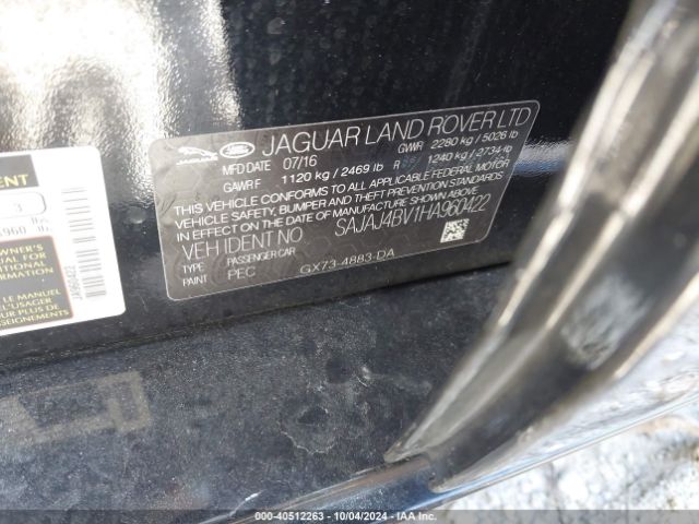 2017 JAGUAR XE SAJAJ4BV1HA960422 Photo 8