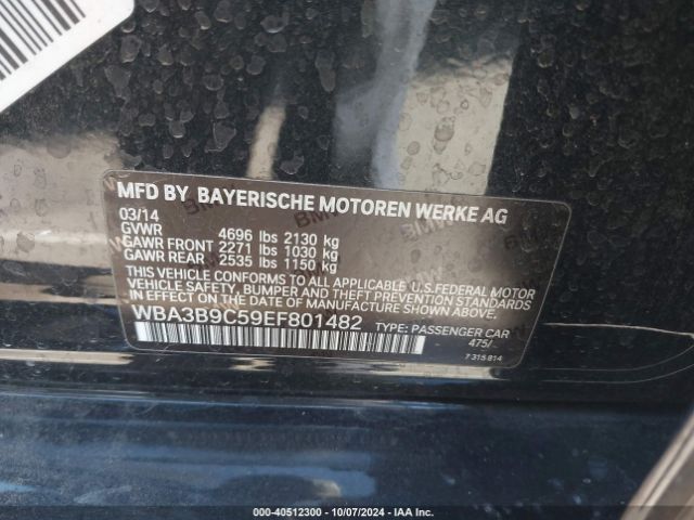WBA3B9C59EF801482 BMW 335i Xdrive