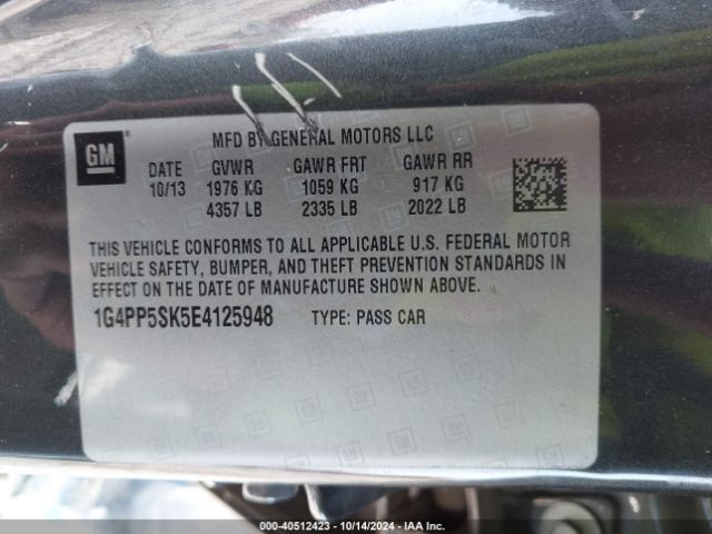 1G4PP5SK5E4125948 Buick Verano