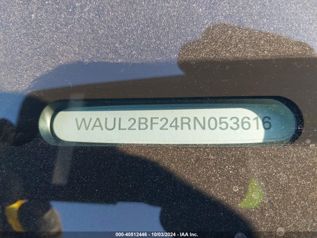 WAUL2BF24RN053616 Audi A6 Sedan Premium Plus 55 Tfsi Quattro S Tronic