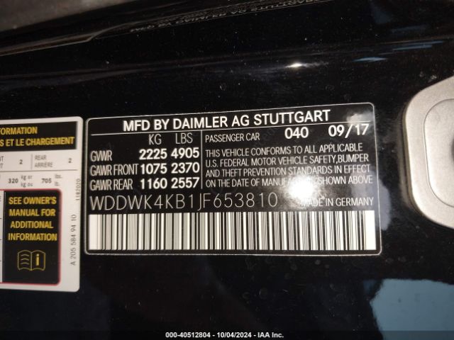 WDDWK4KB1JF653810 Mercedes-Benz C 300 4matic