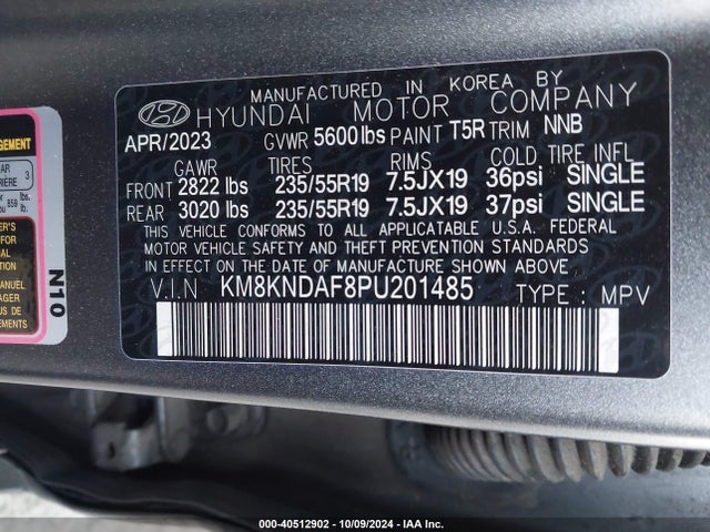 Hyundai Ioniq 5 Sel 2023 KM8KNDAF8PU201485 Image 9