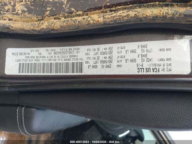 Dodge Durango Citadel Anodized Platinum Awd 2017 1C4RDJEG5HC642280 Image 9
