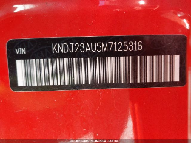 KNDJ23AU5M7125316 KIA SOUL S