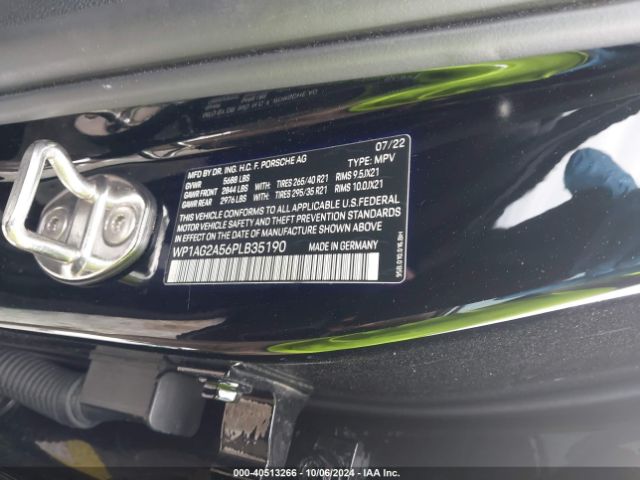 WP1AG2A56PLB35190 Porsche MACAN S
