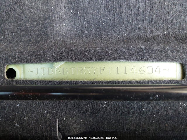 JTDKDTB37F1114604 Toyota Prius C Two