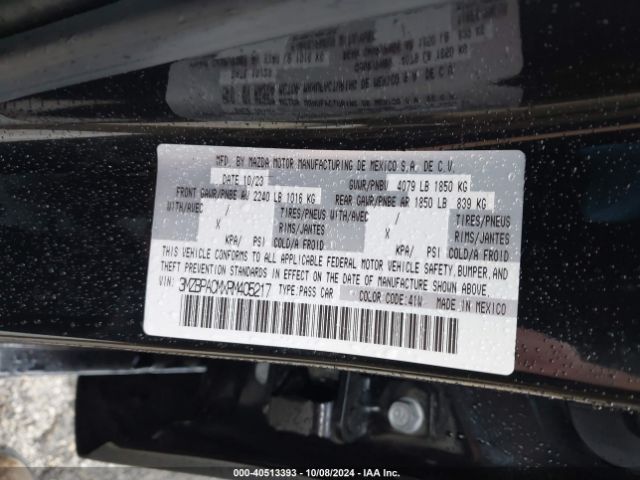 3MZBPACMXRM405217 Mazda Mazda3 2.5 S Preferred