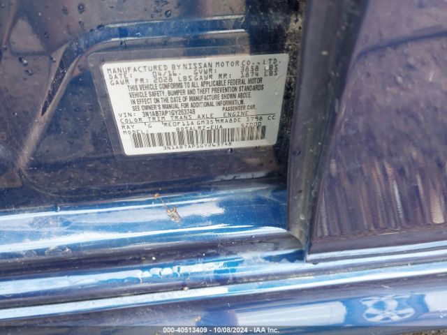 3N1AB7AP1GY263748 Nissan Sentra Fe+ S/s/sl/sr/sv