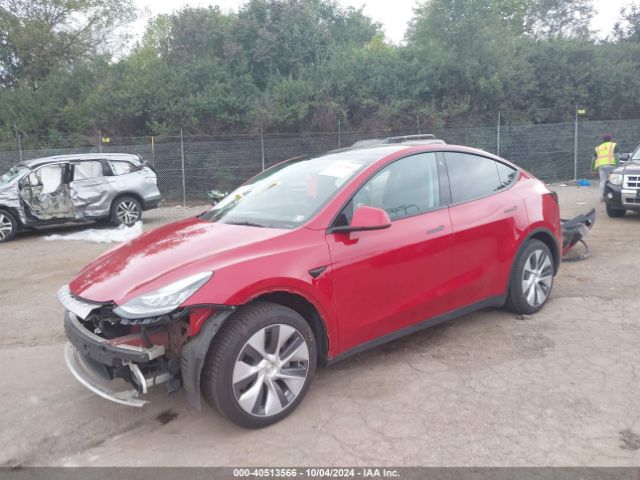 7SAYGDEE5NA012843 Tesla Model Y Long Range Dual Motor All-wheel Drive