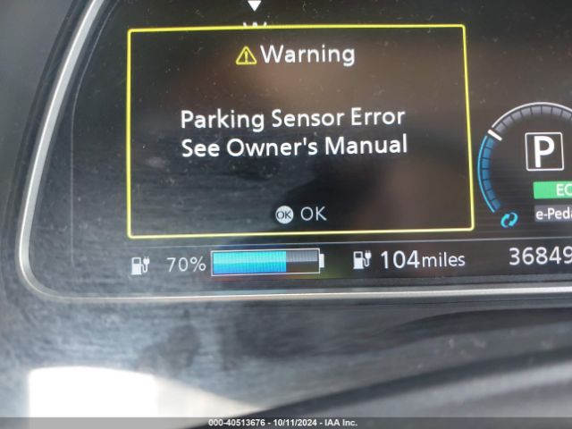 1N4AZ1CP0LC301059 Nissan Leaf Sv 40 Kwh