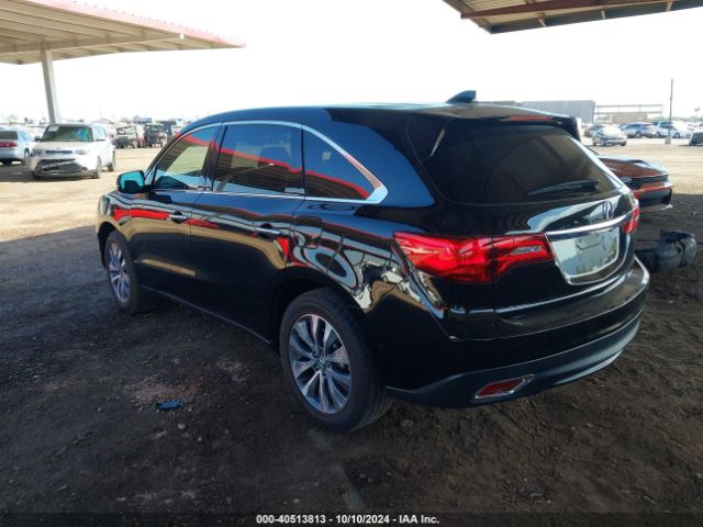 5FRYD3H4XGB017804 Acura Mdx Technology   Acurawatch Plus Packages/technology Package