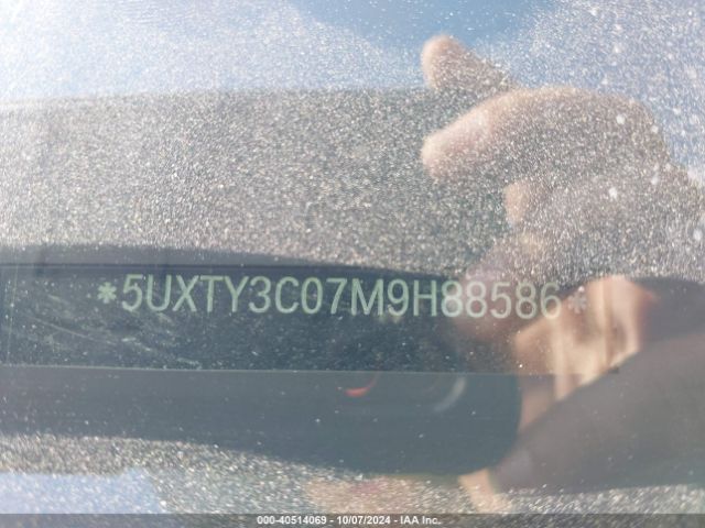 5UXTY3C07M9H88586 BMW X3 Sdrive30i