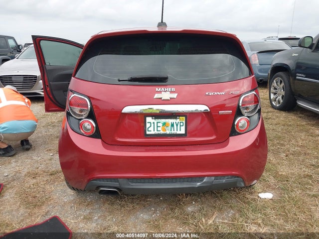 Chevrolet Sonic Rs Auto 2015 1G1JG6SB4F4125479 Image 6